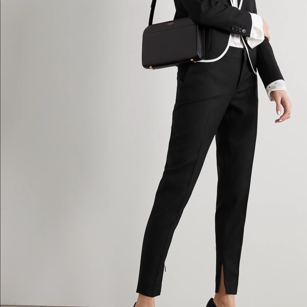 SAINT LAURENT Wool slim-leg pants